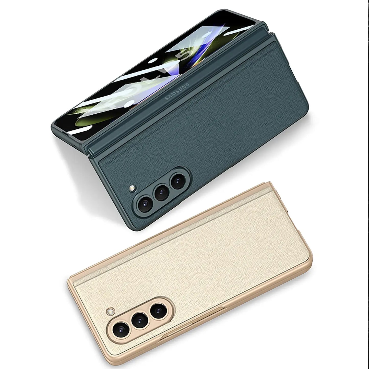Business Samsung Galaxy Z Fold5 Full Inclusive Leather Case - Fold Case
