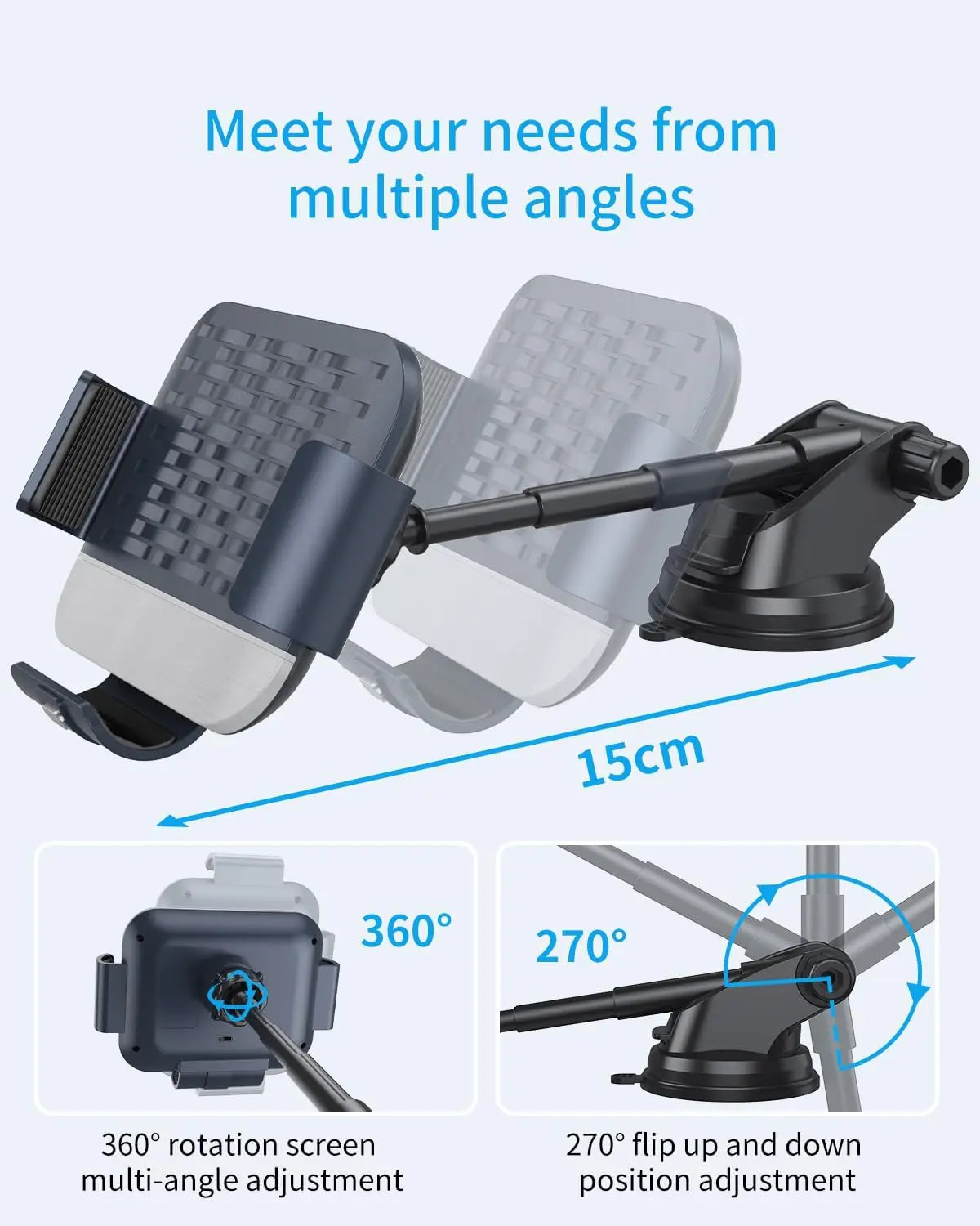 Fast Wireless Car Charger Mount for Google Pixel Fold - Fold Case