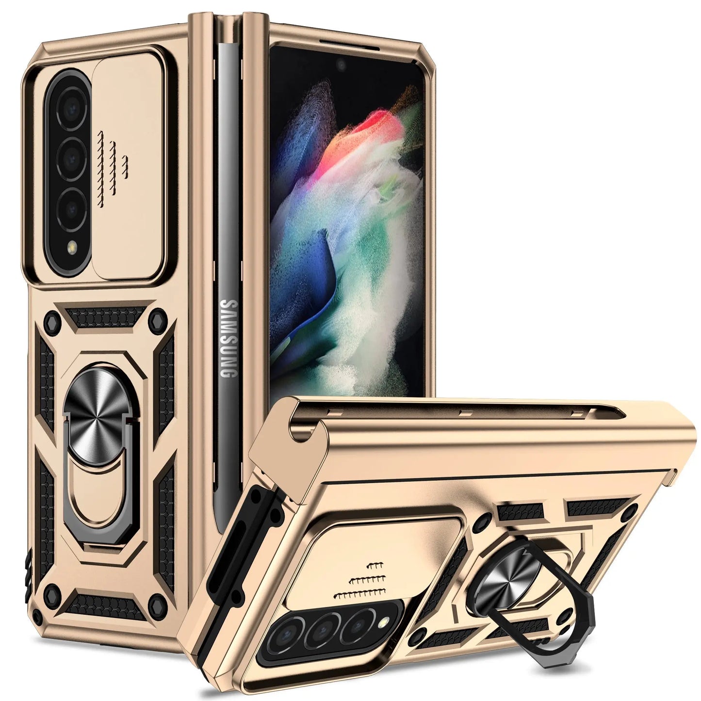 Armor All-inclusive Protective Phone Case For Samsung Galaxy Z Fold5 Fold4 - Fold Case
