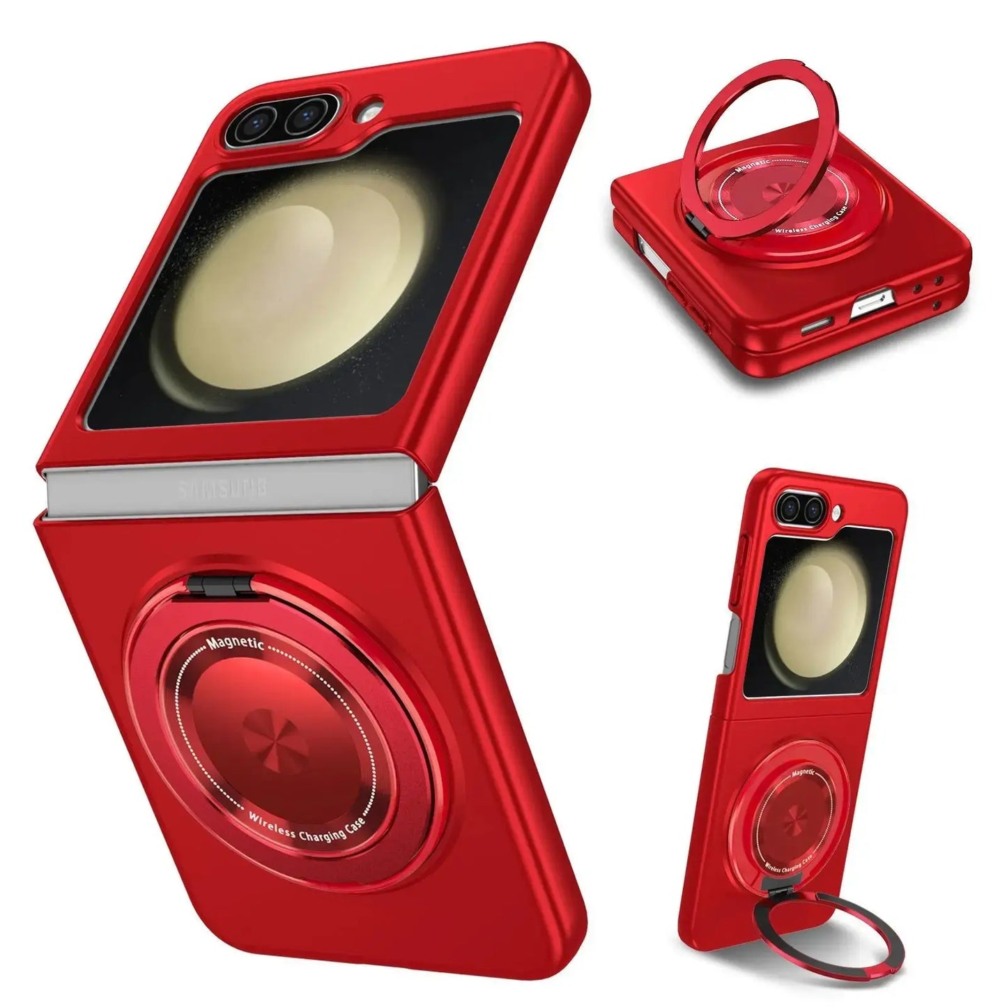 Galaxy Z Flip 5 Magnetic Ring Wireless Case