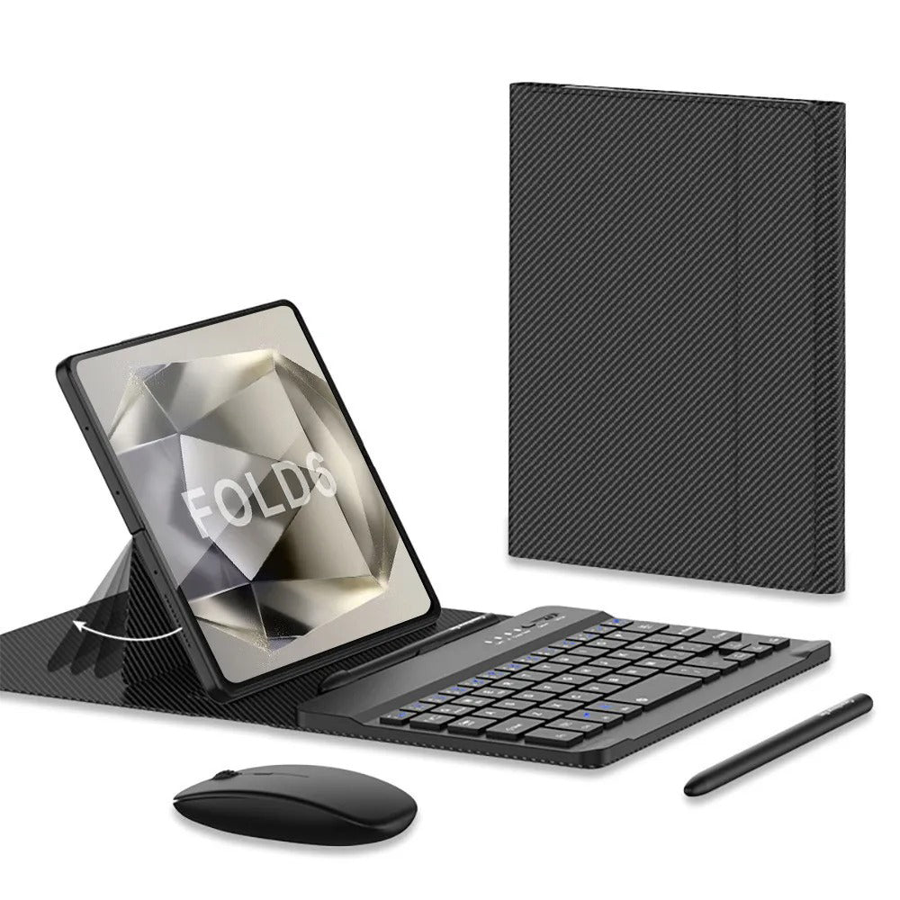 Keyboard Case with Stylus and Stand For Galaxy Z Fold Series