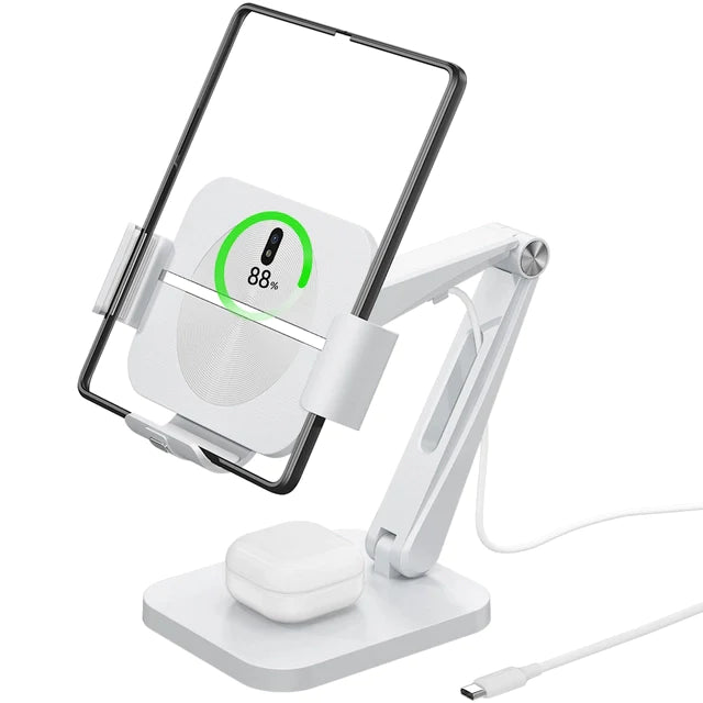 FoldStand™ - 3 Coil Wireless Charging Station for Samsung Galaxy Z Fold and Buds