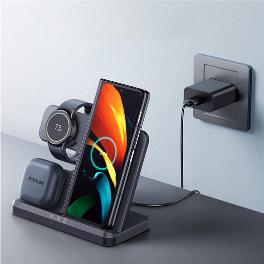 3 in 1 Wireless Charger Stand - Samsung Devices