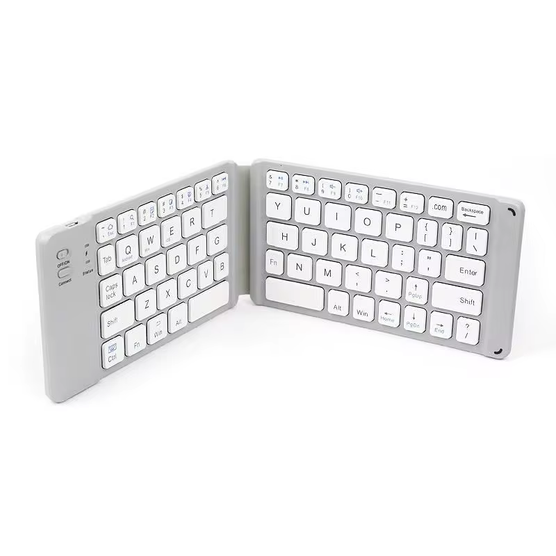 Folding Bluetooth Keyboard with Touchpad – Universal Mini Wireless Keyboard for iOS, Android, Windows