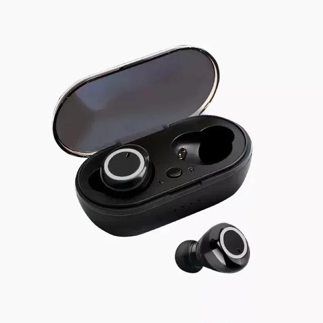 Y50 TWS Bluetooth Earphones – Wireless Touch Control Earbuds with Mic, High-Quality Sound for Calls and Music