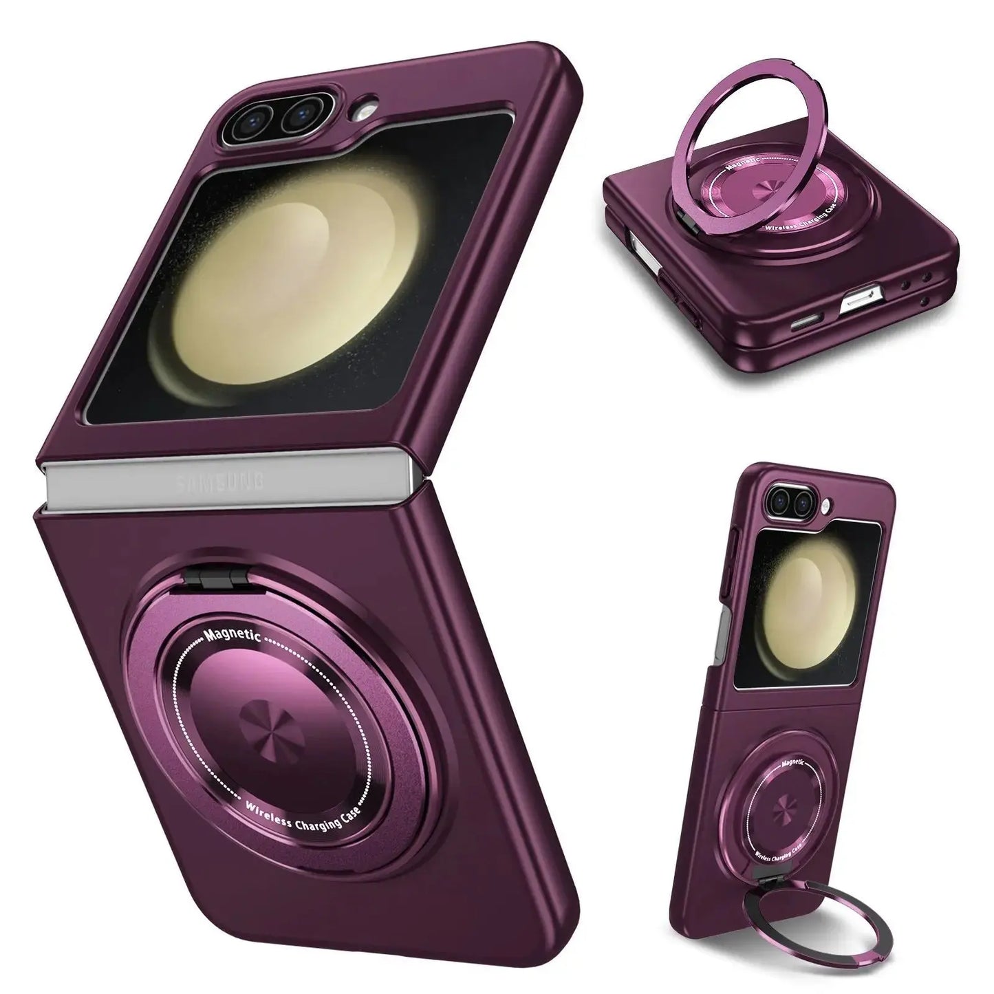 Galaxy Z Flip 5 Magnetic Ring Wireless Case