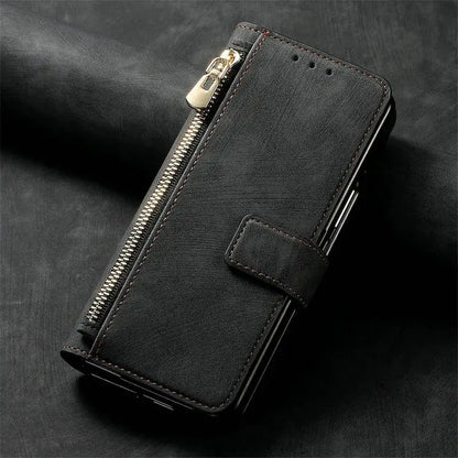 Galaxy Z Fold 6 RFID Magsafe Leather Wallet Case - Fold Case