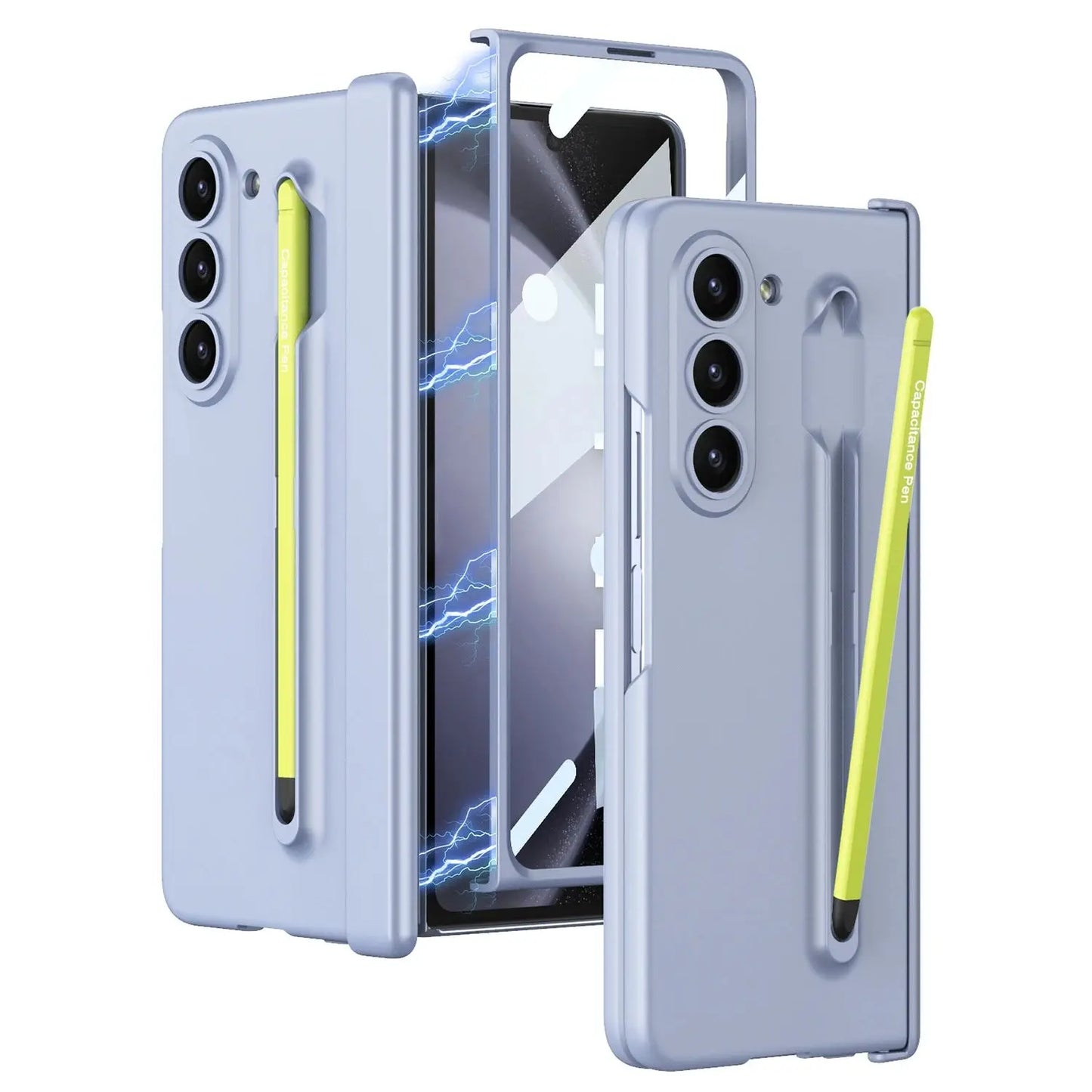 Galaxy Z Fold 6 Magnetic Hinge S Pen Holder Case - Fold Case