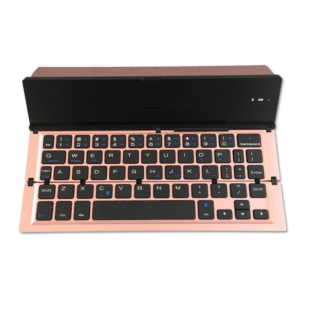 BOW Folding Wireless Rechargeable Bluetooth Keyboard – Pocket-Sized Foldable Keyboard for Phone and iPad