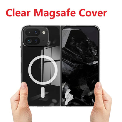 Transparent Magnetic Case For Google Pixel 9 Pro Fold