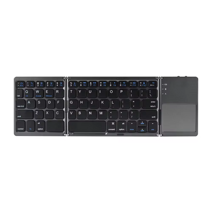 Folding Bluetooth Keyboard with Touchpad – Universal Mini Wireless Keyboard for iOS, Android, Windows