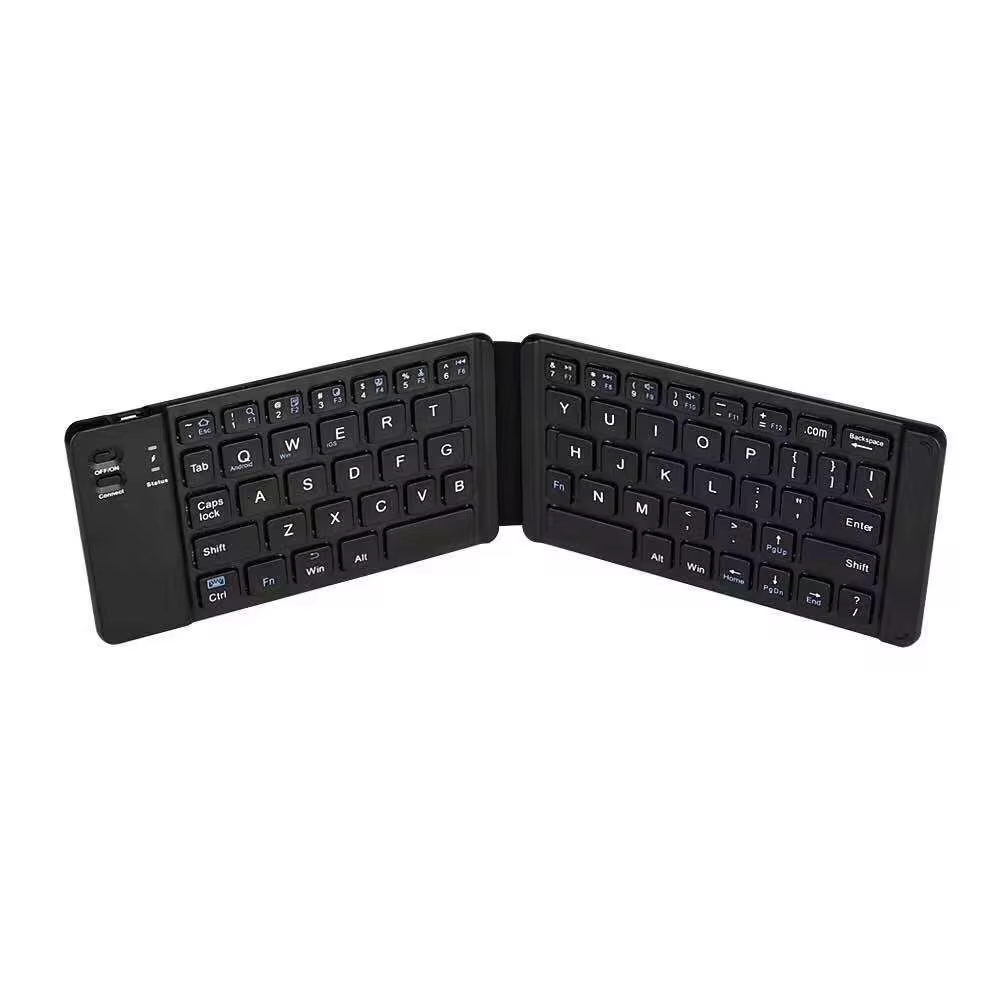 Folding Bluetooth Keyboard with Touchpad – Universal Mini Wireless Keyboard for iOS, Android, Windows