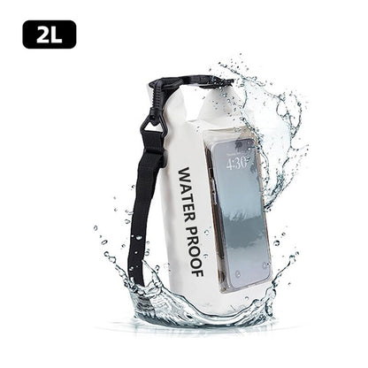 2L Touch Screen Waterproof Dry Bag – Ideal for Trekking, Drifting, Rafting, Surfing, Kayaking, and Outdoor Sports