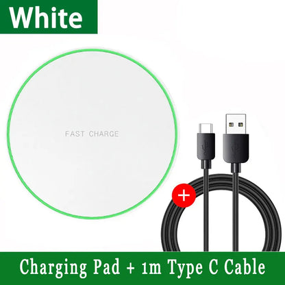 200W Wireless Charger Pad – Fast Induction Charging Station for iPhone, Samsung, Xiaomi, Huawei