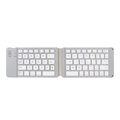 Foldable Bluetooth Keyboard with Touchpad – Mini Wireless Rechargeable Keyboard for Tablet, Notebook, iOS, Android, and Windows