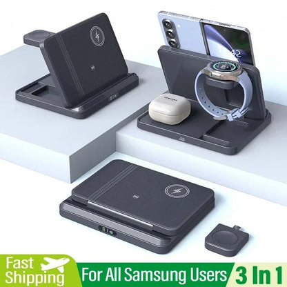 3 in 1 Fast Wireless Stand For Galaxy Z Fold 6