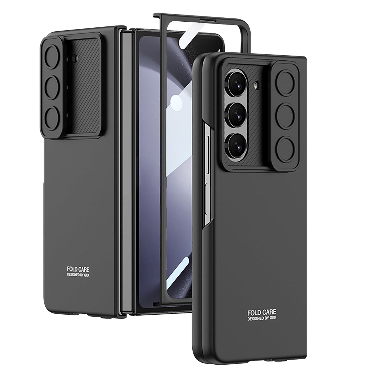 All-inclusive Lens Slide Protector Phone Case With Back Screen Protector For Samsung Galaxy Z Fold5