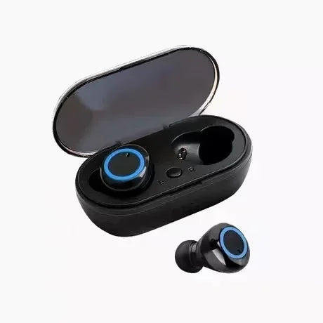 Y50 TWS Bluetooth Earphones – Wireless Touch Control Earbuds with Mic, High-Quality Sound for Calls and Music