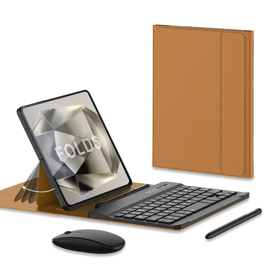 Galaxy Z Fold 6 Keyboard Case with Stylus and Stand