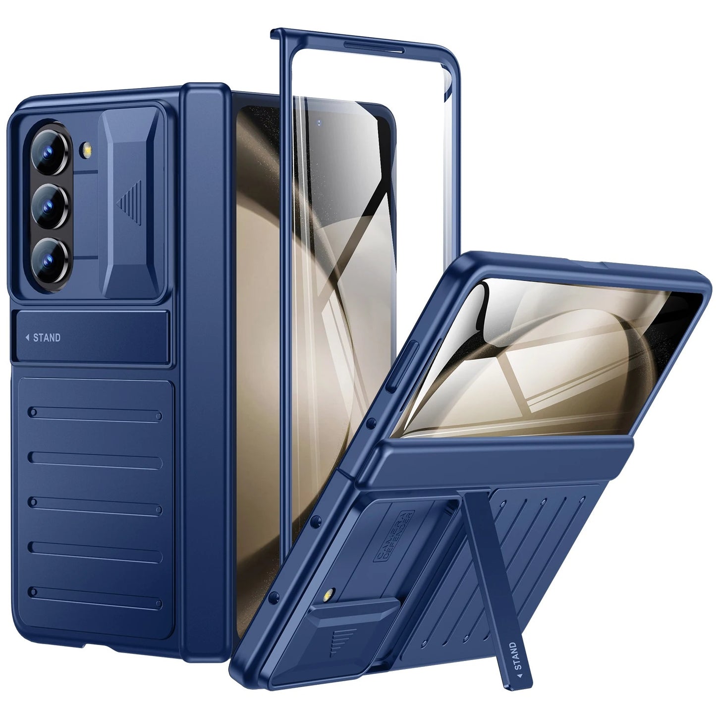 Full Body Hinge Slide Camera Protection Case For Galaxy Z Fold Series